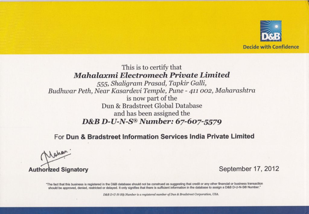 Certificates – Mahalaxmi Electromech Pvt Ltd | Electrical Contractor in ...